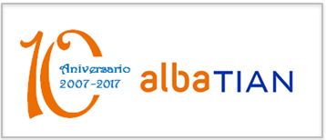 Logo 10 años Albatian